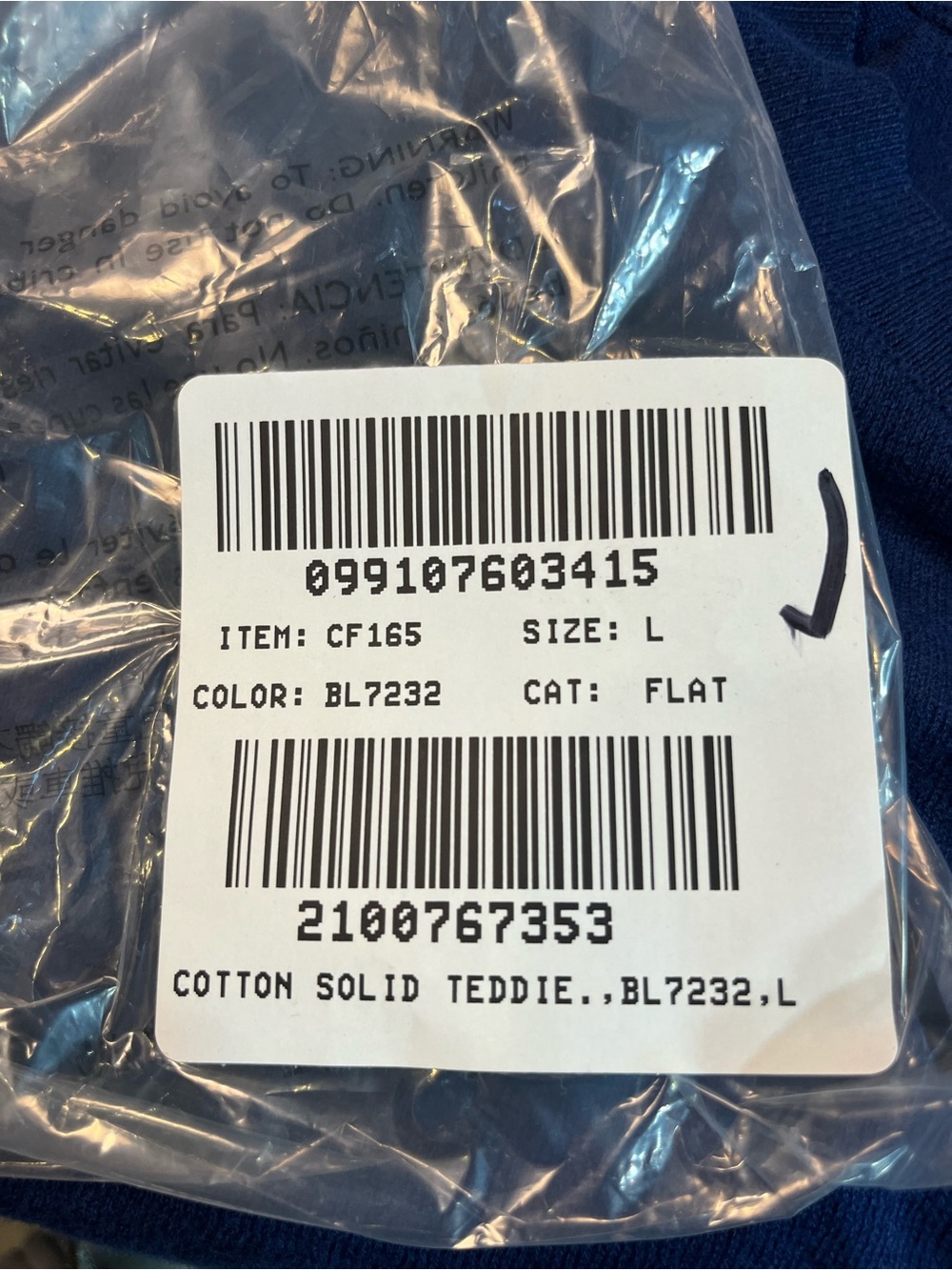 J.Crew Cotton Teddie sweater in blue - Picture 6 of 6